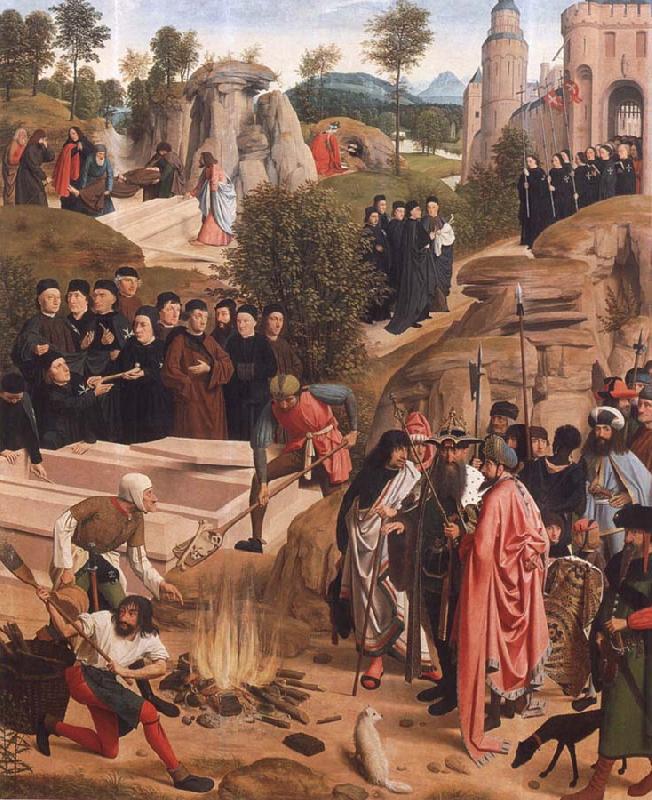 Geertgen Tot Sint Jans The fate of the earthly remains of St Fohn the Baptist